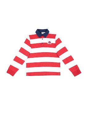 Playera tipo polo Ferrioni Catriel de algodón para bebé niño