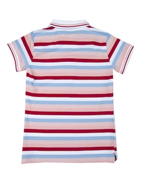 Playera tipo polo Ferrioni de algodón para bebé niña