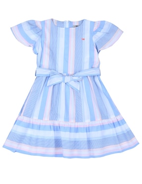 Vestido Ferrioni Manga Mariposa Para Bebé Niña