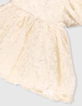 Vestido blusón Bardot Junior manga globo para niña
