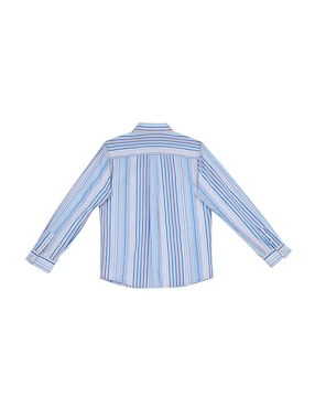 Camisa casual Ferrioni Bacuco de algodón manga larga para bebé niño