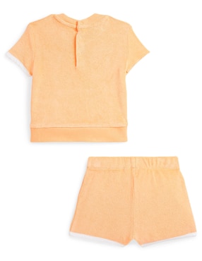 Conjunto Polo de algodón para niña