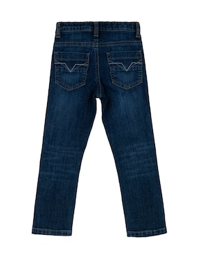 Jeans straight Ferrioni Peters deslavado para niño