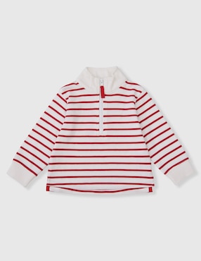 Playera tipo polo Mon Caramel de algodón para bebé niño