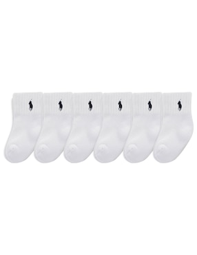 Set tobillo Polo Ralph Lauren de algodón para niño 6 pares