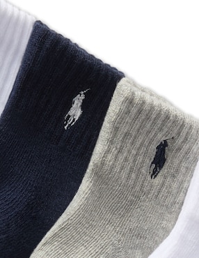 Set tobillo Polo Ralph Lauren de algodón para niño 6 pares