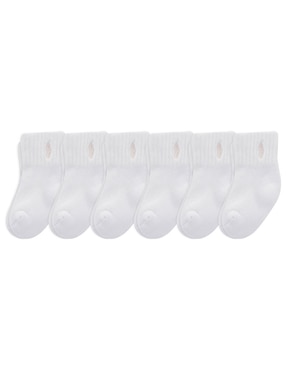 Set de calcetín Polo Rl para bebé unisex 6 pares