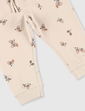 Conjunto pants Mon Caramel de algodón para bebé niña