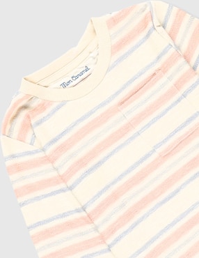 Playera Mon Caramel manga larga para bebé unisex