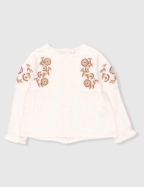 Blusa Mon Caramel para bebé niña