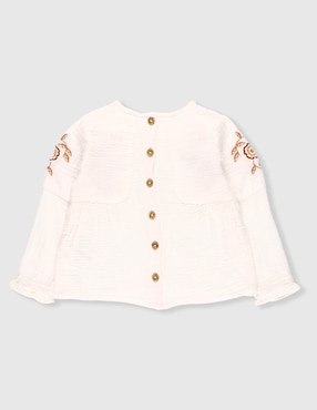 Blusa Mon Caramel para bebé niña