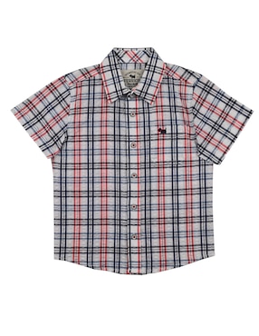 Camisa casual Ferrioni Leire de algodón manga corta para niño
