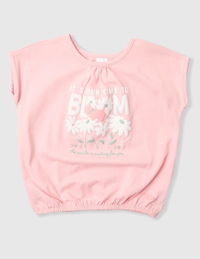 Playera Ferrioni Madelie manga corta para bebé niña