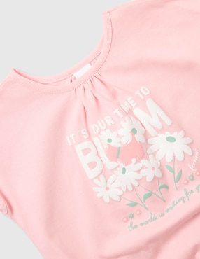 Playera Ferrioni Madelie manga corta para bebé niña