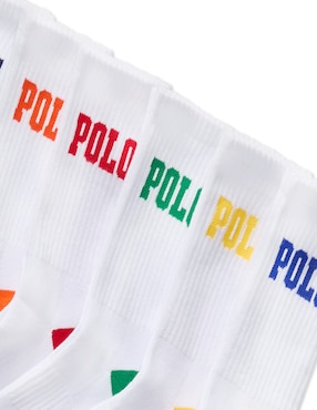 Calceta Polo Ralph Lauren de algodón para niño 6 pares