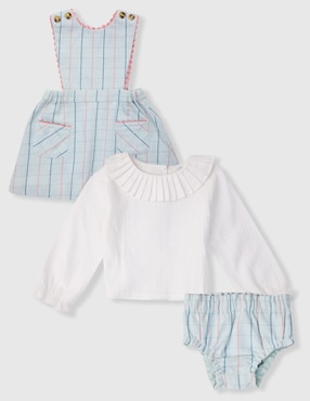 Conjunto Mon Caramel Collection de algodón para bebé niña