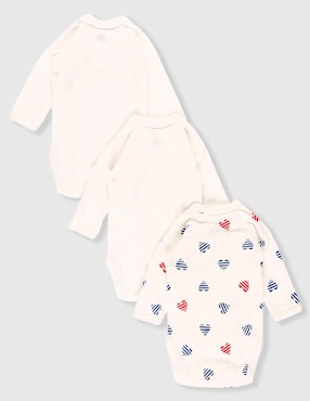 Set de Pañaleros Petit Bateau de algodón