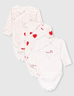 Set de body Petit Bateau de algodón