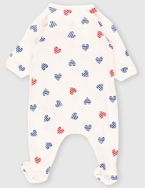 Mameluco Petit Bateau de algodón infantil