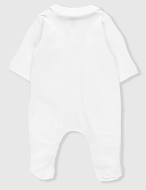 Mameluco Petit Bateau de algodón para bebé
