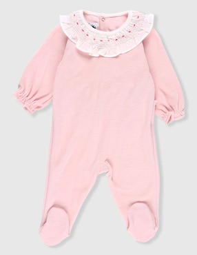 Mameluco Petit Bateau de algodón para bebé