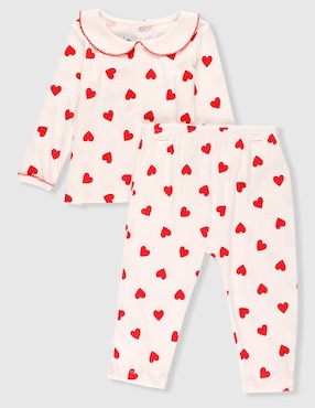 Conjunto Petit Bateau de algodón para bebé niña