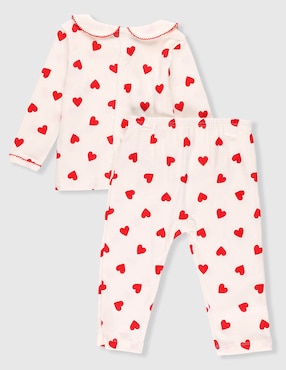 Conjunto Petit Bateau de algodón para bebé niña