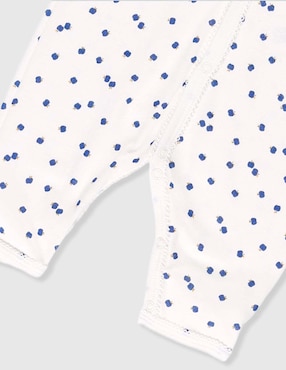 Mameluco Petit Bateau de algodón para bebé