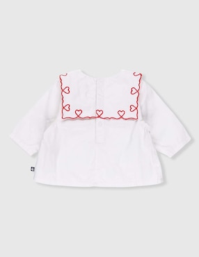 Blusa Petit Bateau para bebé niña