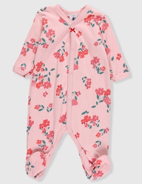 Mameluco Petit Bateau de algodón para bebé niña