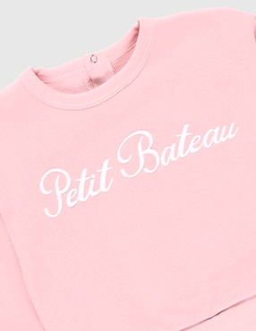 Sudadera Petit Bateau para bebé niña