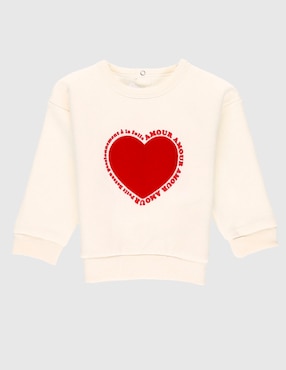 Sudadera Petit Bateau para bebé niña