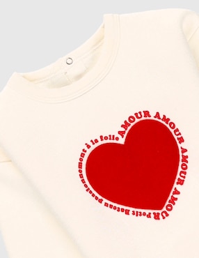 Sudadera Petit Bateau para bebé niña