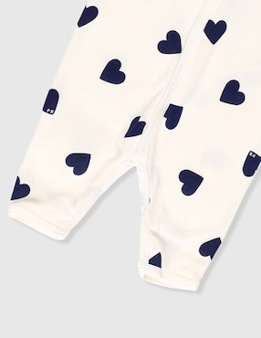 Mameluco Petit Bateau de algodón infantil
