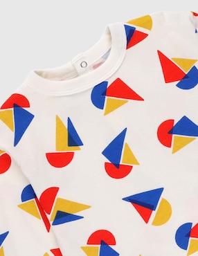 Playera Petit Bateau manga larga para bebé niño