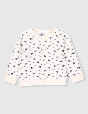Sudadera Petit Bateau para bebé niña