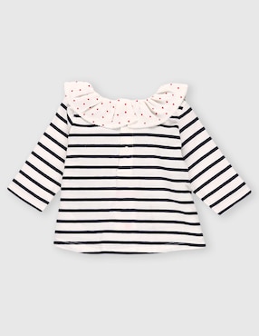 Blusa Petit Bateau para bebé niña