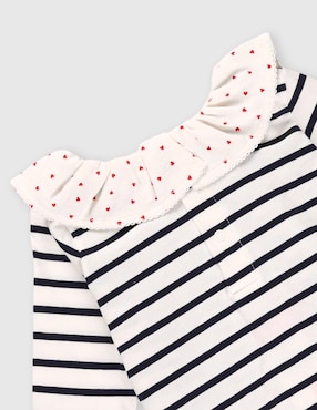 Blusa Petit Bateau para bebé niña