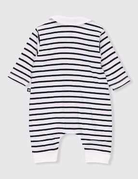 Mameluco Petit Bateau de algodón para bebé niño