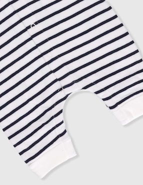 Mameluco Petit Bateau de algodón para bebé niño