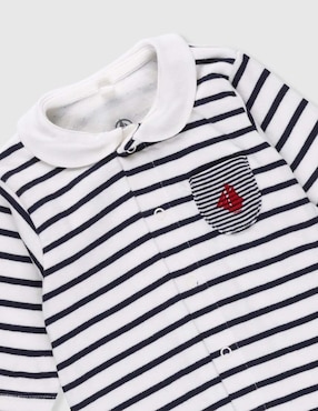 Mameluco Petit Bateau de algodón para bebé niño