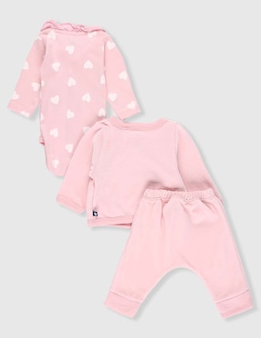 Conjunto Petit Bateau de algodón para bebé niña