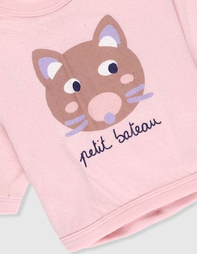 Blusa Petit Bateau para bebé niña