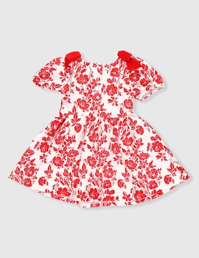 Vestido Janie and Jack manga globo para bebé niña