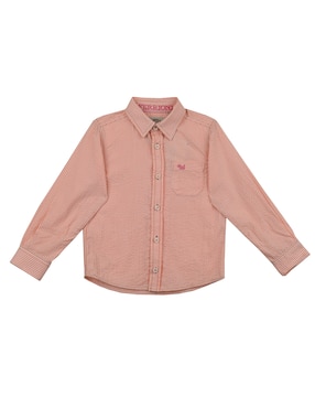 Camisa casual Ferrioni Gerard de algodón manga larga para niño