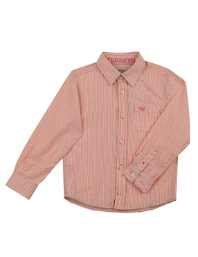 Camisa casual Ferrioni Gerard de algodón manga larga para niño