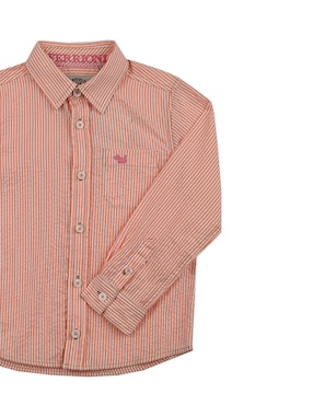 Camisa casual Ferrioni Gerard de algodón manga larga para niño
