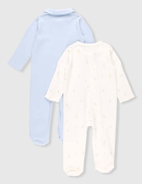 Set de mamelucos Mon Caramel de algodón infantil