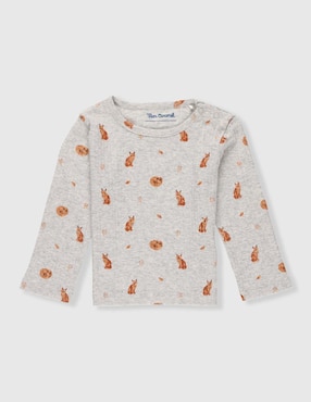 Playera Mon Caramel manga larga para bebé unisex