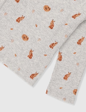 Playera Mon Caramel manga larga para bebé unisex